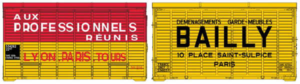 REE Modeles XB-059 - 2 CONTAINERS FRAMES Harasse Wooden PROFESSIONAL-Bailly